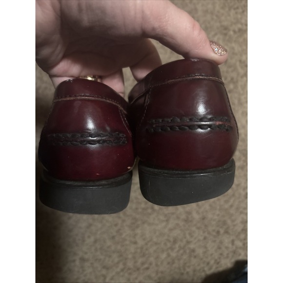 Rockport Penny Loafers Men's 10.5 M Cordovan Burgundy Dress Shoes Preppy - Picture 4 of 7